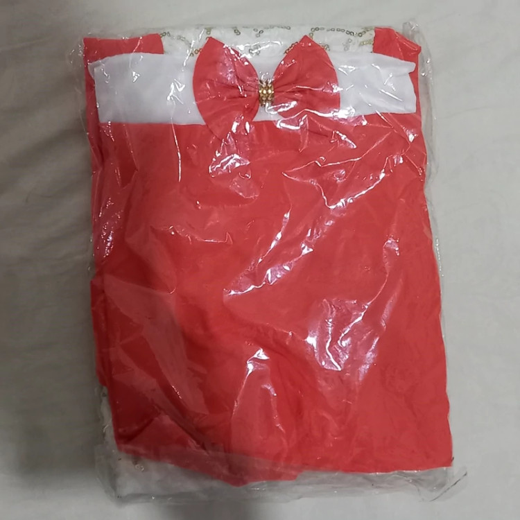 تونیک دخترانه کرپ کش سایز 36 (60نوجوان)دانتل پولکی